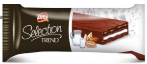 COCOA COATED COCOA CAKE WITH MILKY